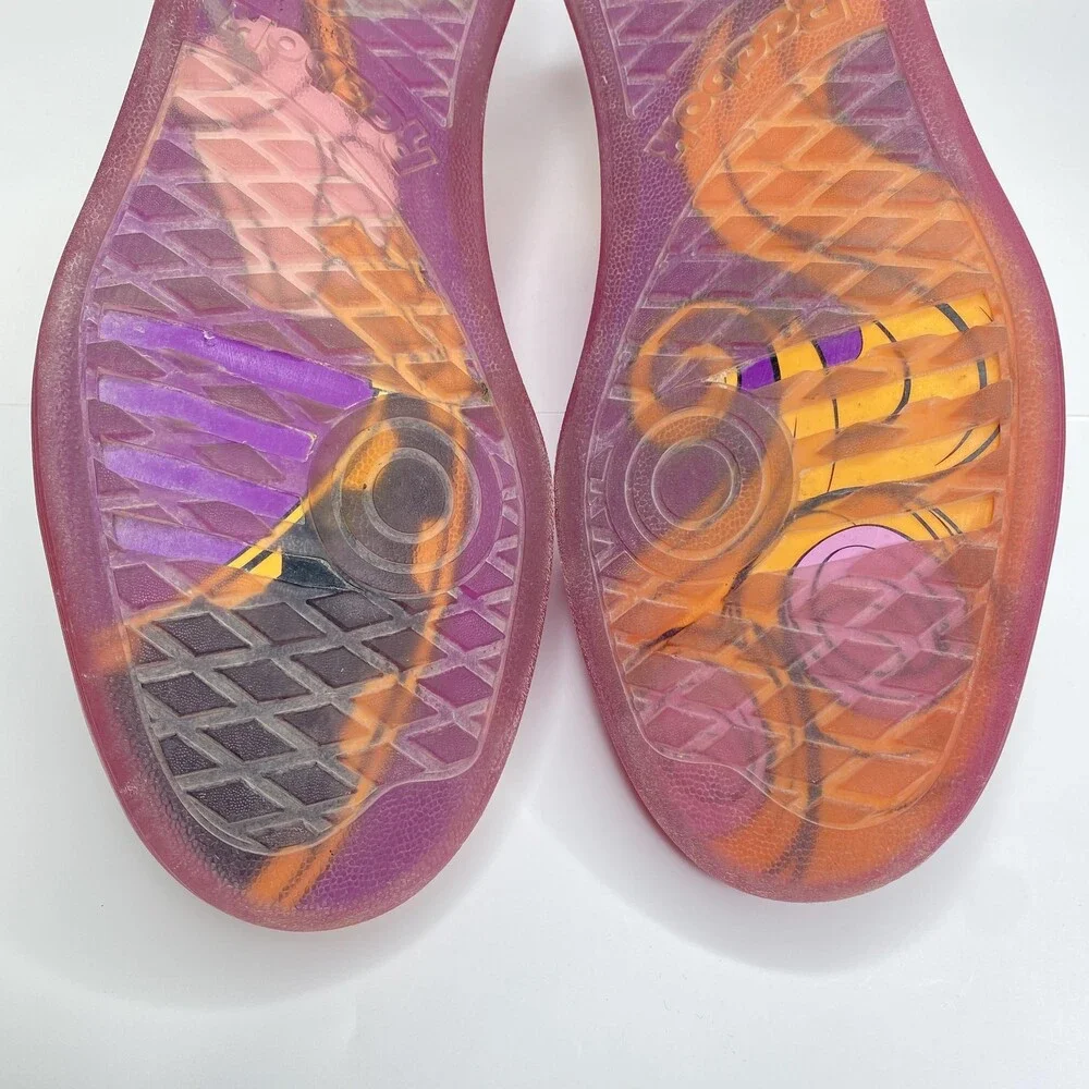 Reebok The Jetsons Flintstones Shoes Sneakers Mens Size 11 Purple Yellow Collab